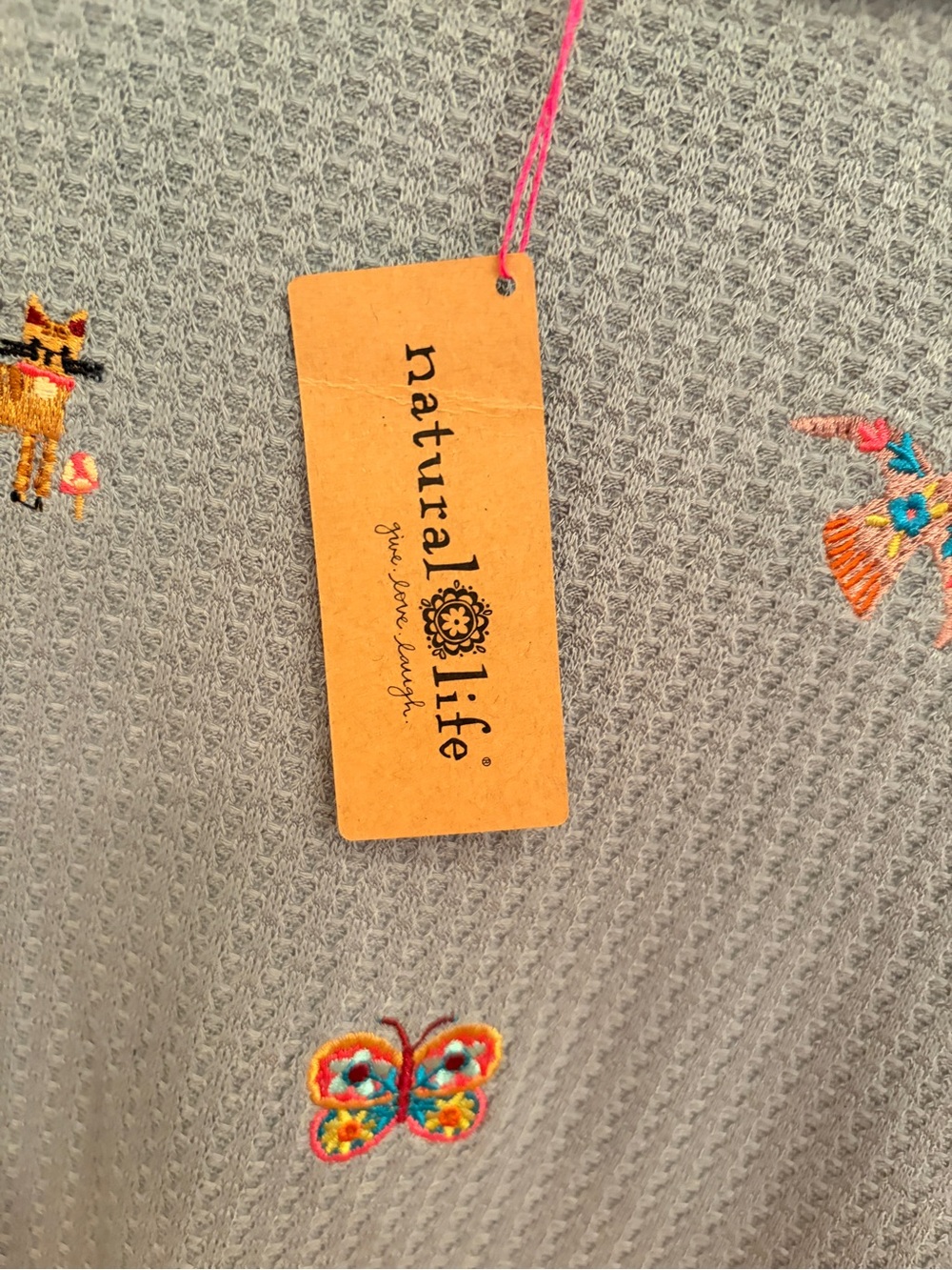 NATURAL LIFE NWT PARKER THERMAL FAVE LITTLE THINGS SHIRT SIZE MEDIUM. - Picture 5 of 8